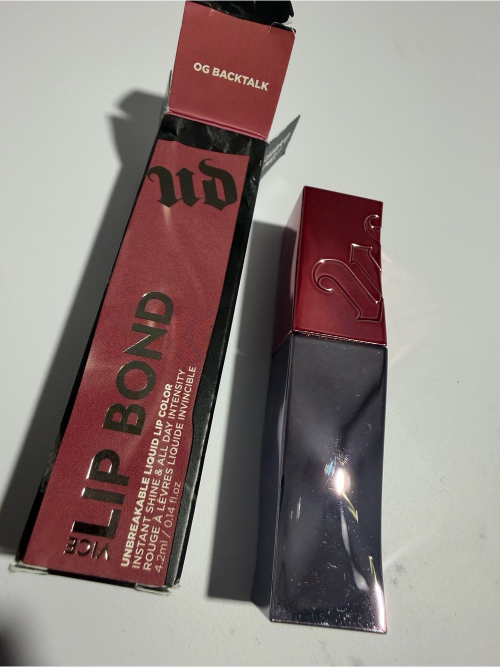 Urban Decay Lip Bond OG Backtalk - Deep Rose
